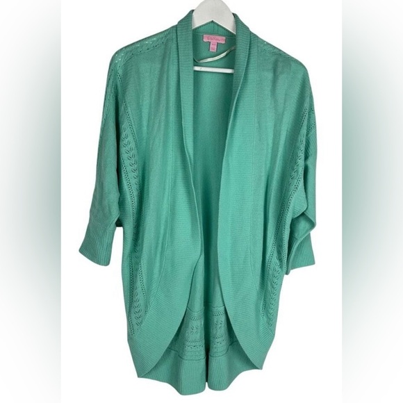 Lilly Pulitzer Cabrina Open Front Knit Cardigan Sweater - Size XS / S - Picture 2 of 6